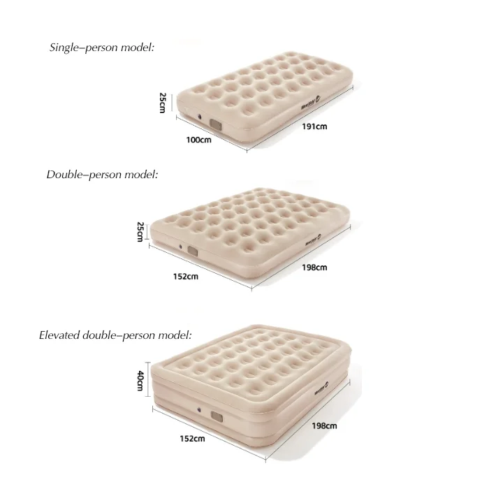 Folding automatic inflatable bed mattress inflatable tent floor mat outdoor inflatable air bed mattress for camping accompanying