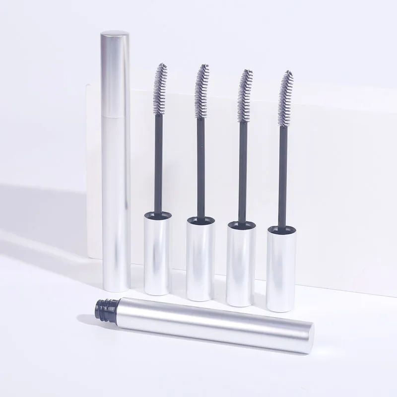 Mascara empty tube bottle wand , luxury mascara tube logo , clear empty mascara tubes with brush