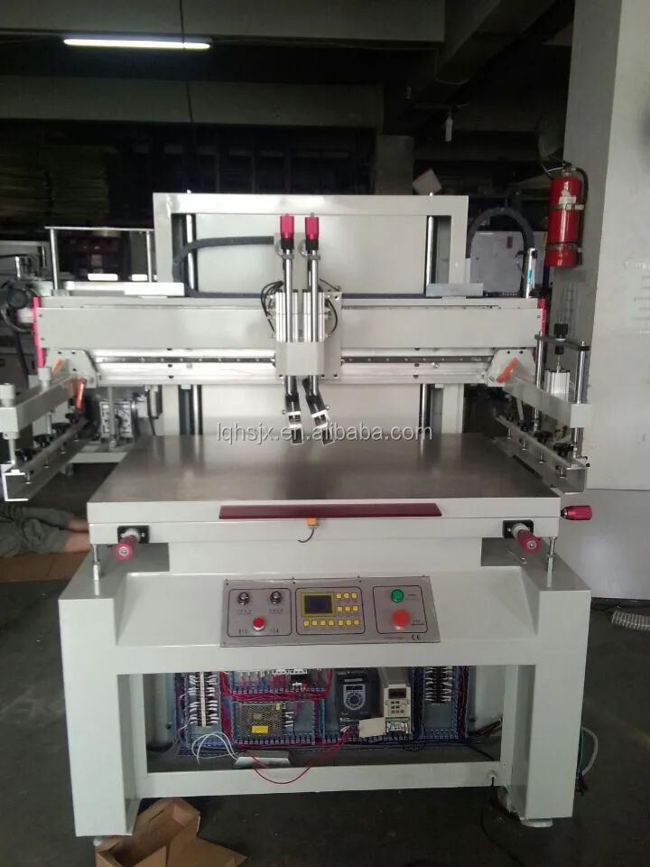 Electric vertical semi automatic flat screen printing machine with vacuum table for card (HS 400X600GJ)
