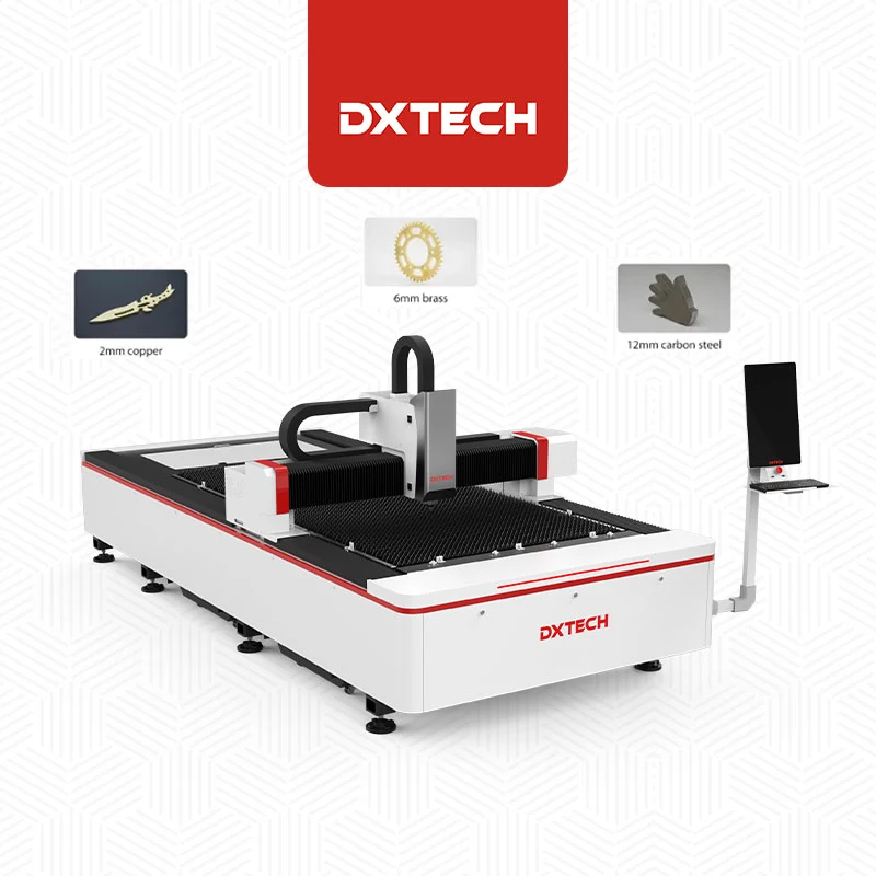 Fiber Laser Cutting Machine for Metal Sheet Cooper/Iron/Mild Steel 1500W 1000w