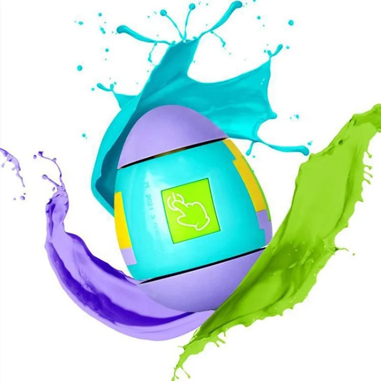 Puzzle Cube Toy Assemble Building Blocks Egg Spinning Top Anti Stress Gyro Fingertip Tumbler Spinner