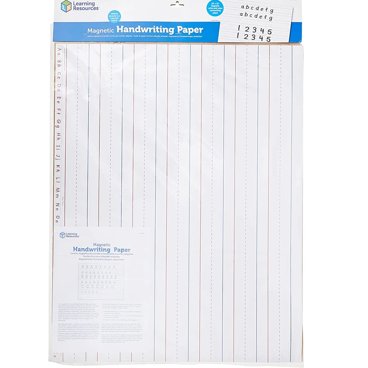 Giant Large Size Magnetic Handwriting Practice Graph Paper For Kids Preschool Writing Letters Words