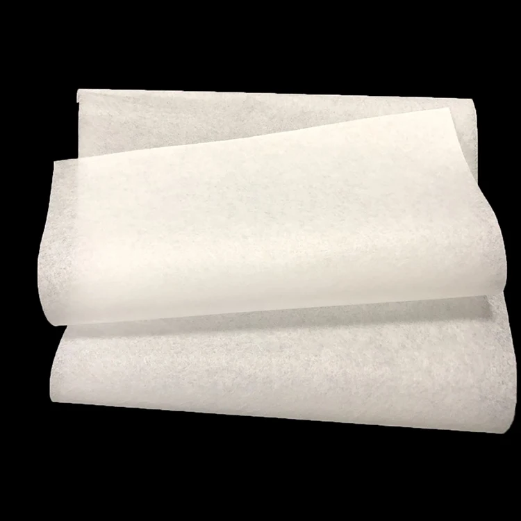 easy tear apart  woodpulp and PET mixed Nonwoven fabric for making surgical tape