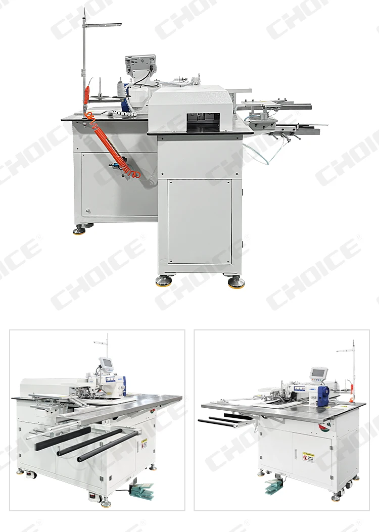 GC-8000A-PK computerized heavy duty semi-automatic sleeve placket sewing machine for shirt