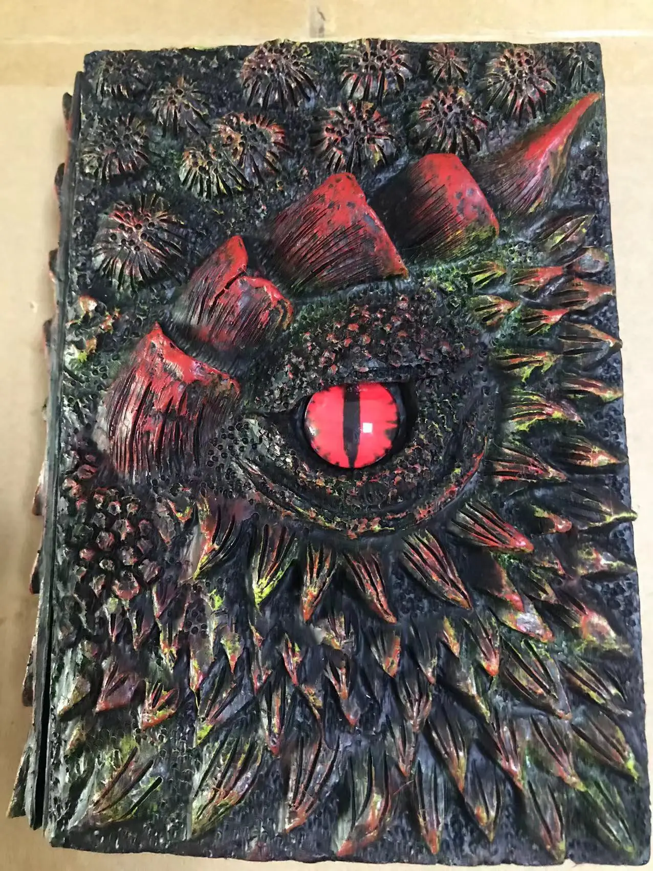 Новинка Блокнот из смолы размера A5 с изображением дракона оригинальный журнал секретов ручной