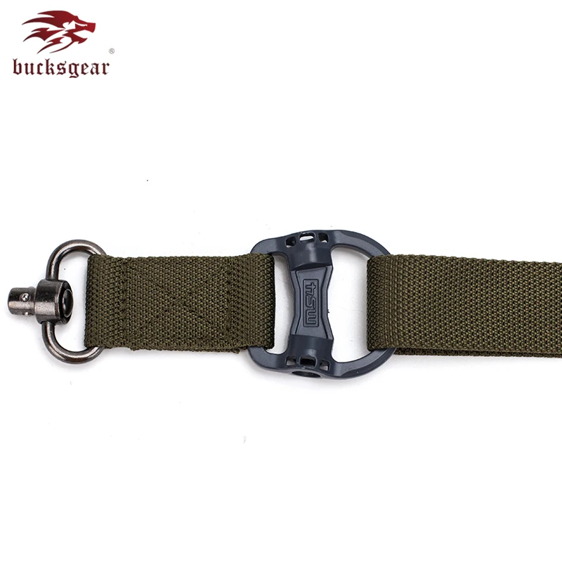
Bucksgear Factory Wholesale gun beltsArmy Military Green Gun Sling hot sale US miiltary tactical rifle gun sling MS4 