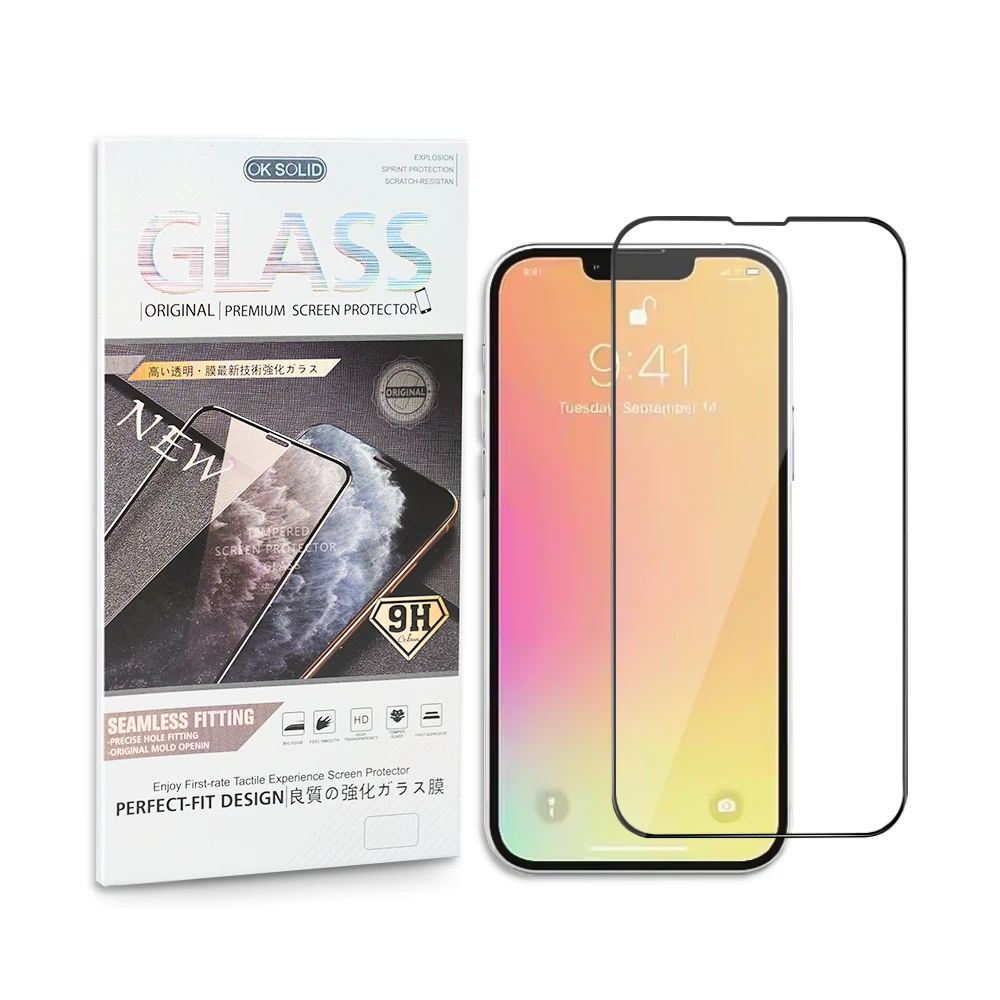 Защитное стекло 9H имеет гладкую ощупь Чехол для мобильного телефона из закаленного стекла протектор экрана для IPhone 13 Pro Max 12/11/iphone X IPhone 12 Защитная пленка для экрана