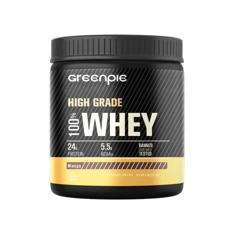 Greenpie OEM Own Brand Isolate Whey Protein Powder Natural Booster Muscle Strong Nutritional Protein Supplement