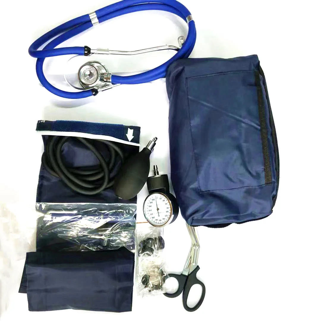 
Недорогой ручной анероидный сфигмоманометр и многофункциональный стетоскоп для медицинского использования 