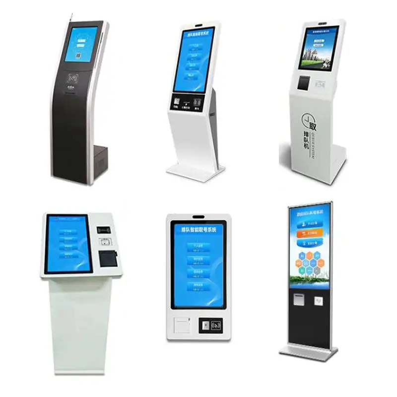 19 Inch Smart Screen Token Dispenser Wireless Led/lcd Token Number Display Queue Management System for Hospital/bank