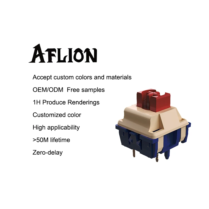 Factory Lube Linear Gaming New Material Diy Customized Custom Tactile Earlier Bump 5pin Keyboard Switch