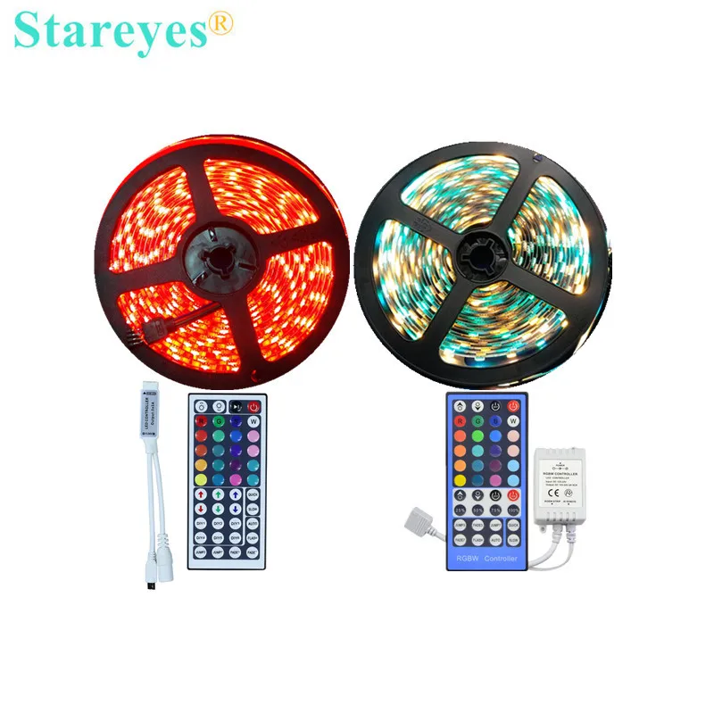 
Лента Гибкая Водонепроницаемая с пультом, 20 шт., 5 м, SMD 5050 300 LED 60 LED/m RGB RGBW RGBWW IP20 IP65 IP67 