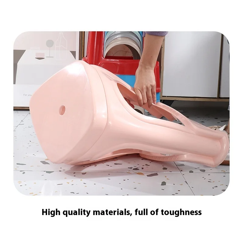 Modern Design Adult Dining Table Chair Extra Thick Square Plastic Stool Bench Household Use Gym Wholesale Living Room
