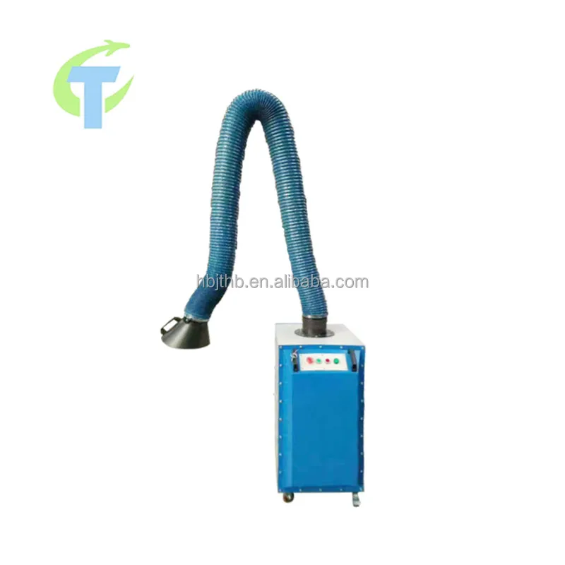Large air intake and low noise welding fume collector industrial fume extractor