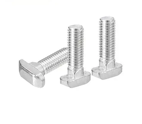 T-Slot Bolts Stainless Steel 304  Fully Threaded  Hammer Head Bolt T Shape Screws