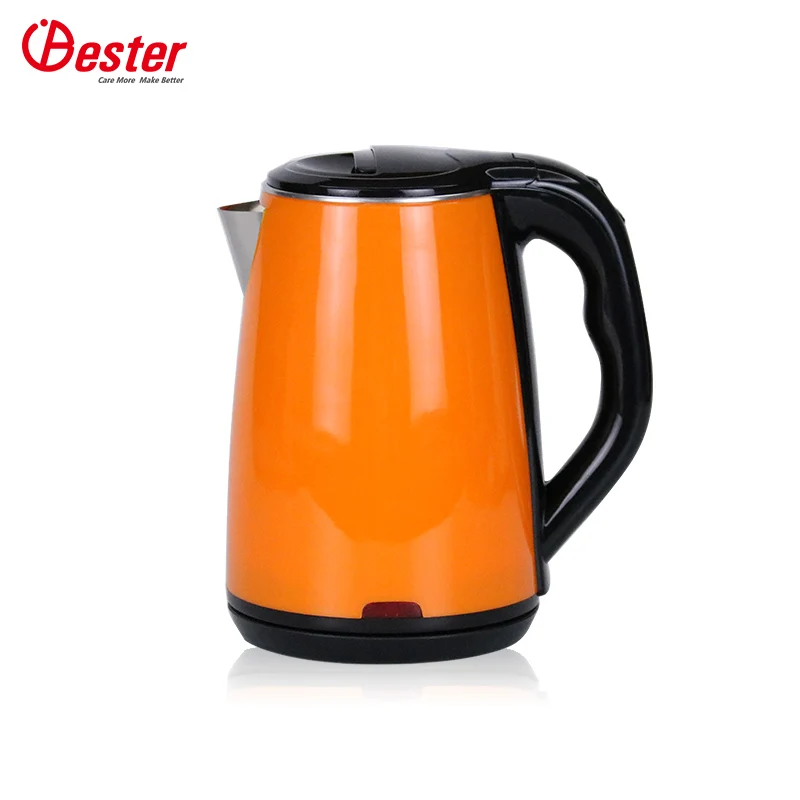 Boil Water Kettle Double Wall Jug Kettle 1.8L Stainless Steel Electric Kettle