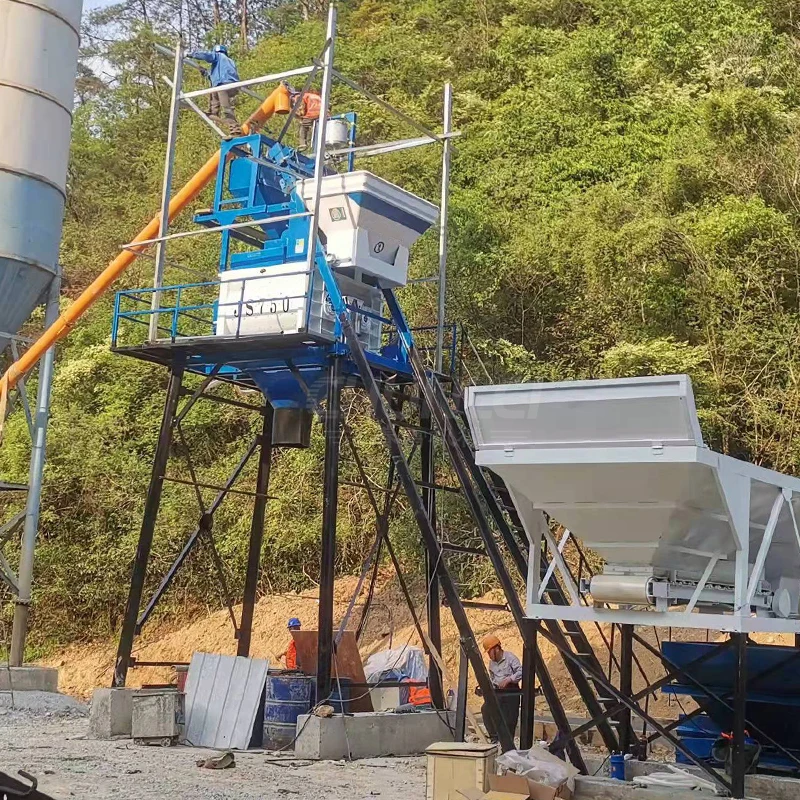China Explosive New Products HZS35 Concrete Mixing Station With Top Selling