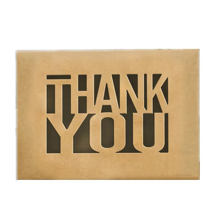 Well Designed Custom Printing Greeting Card Kraft Paper Post Card Packaging Box