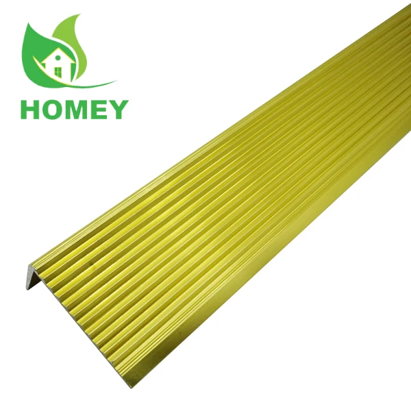 
various surface treatment tape anodized aluminium angle stair nosing 