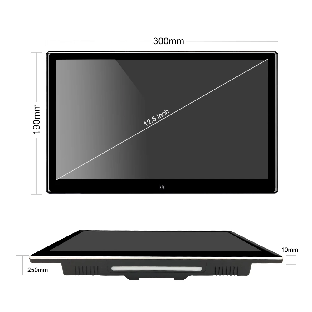 13.3 inch 2+32GB Android Headrest Car Baby Backseat entertainment HD Display 4K Netflix Video FM Transmitter Car Monitor