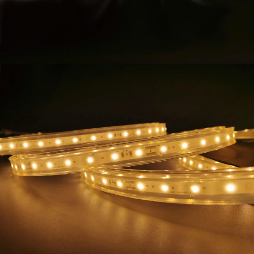 outdoor smart lighting strip 24v rgb strip kit led 5050 rgb set ip68 waterproof rgbic led strip lights