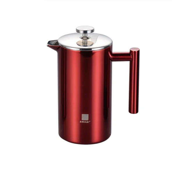 Custom Classical Double Wall Stainless Steel French Press Coffee Maker 350 Ml Coffee Press