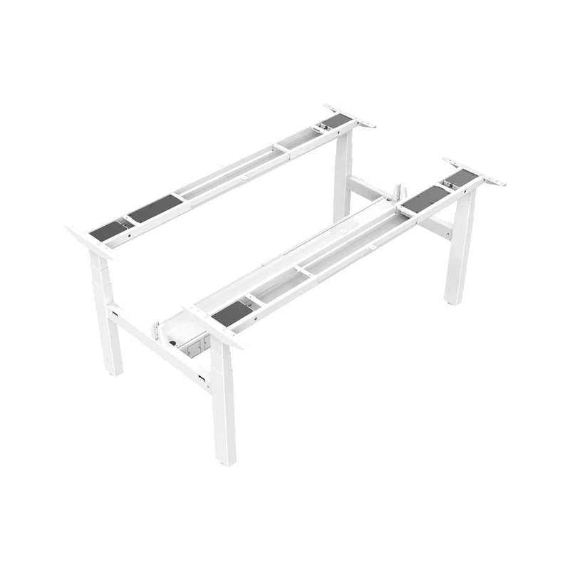 Flexible height adjustable desk frame of workstations to achieve smooth movement for industrial appliance