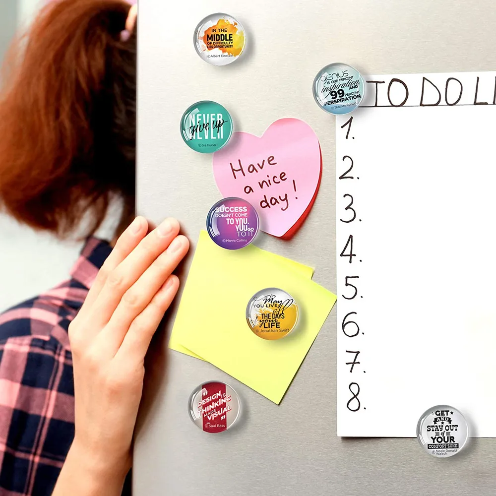 Factory Direct To Do Magnets Glass Magnet Strong For Fridge Cosmetics