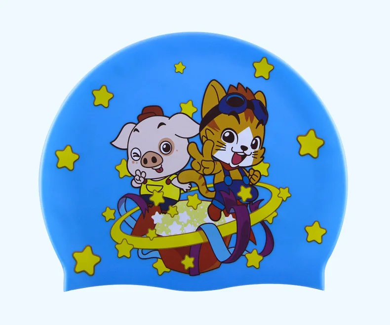 2024 Factory Wholesale Price Custom Logo Printed Hat Waterproof Custom Swim Cap Swimming Cap Silicone for Adults Children