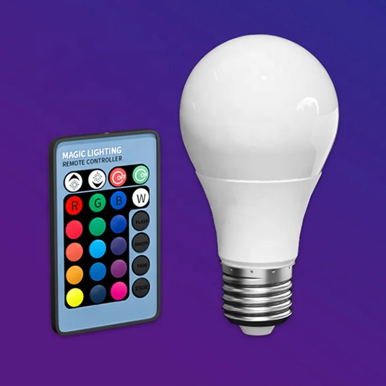 Home decoration bulb dimming fill light Atmosphere room lamp led color remote control smart led light