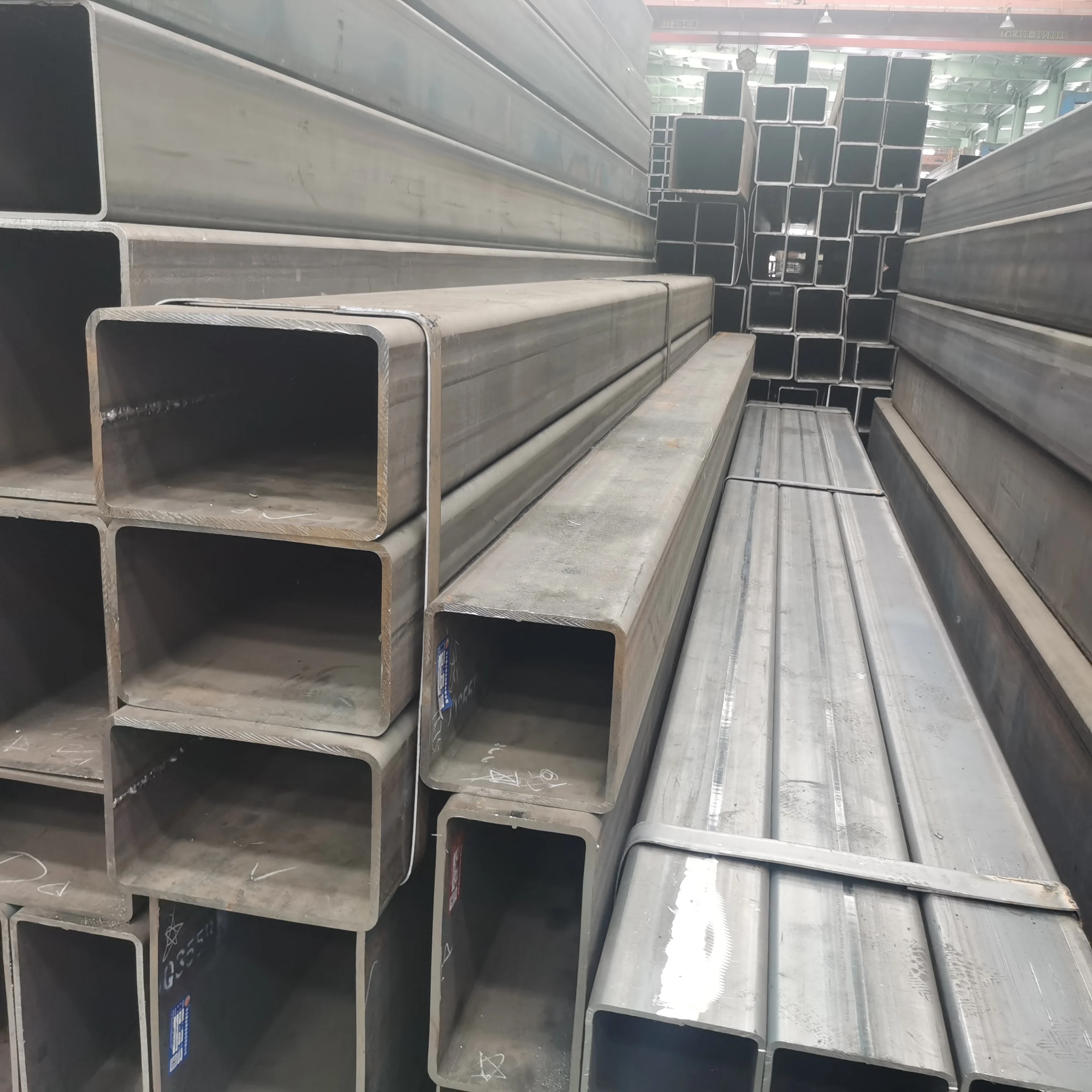 High quality  Chemical equipment with  large diameter thick wall square tube can support cutting manufacturers  Rectangular tube