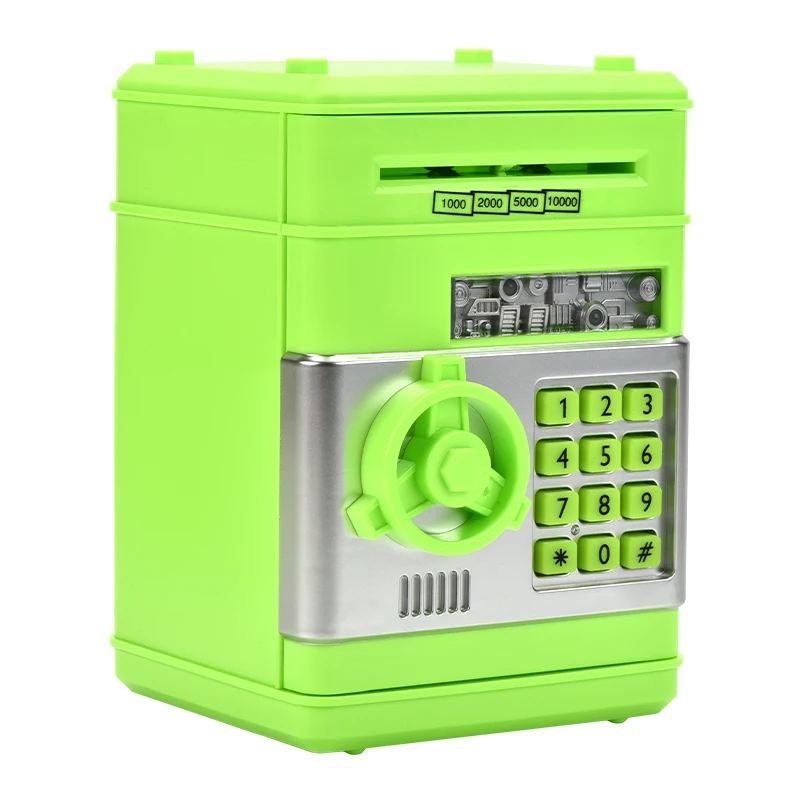 piggy bank for girls boys banknote and coin storage automatic banknote winding cryptographic piggy bank-best gift for kids