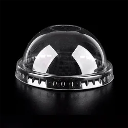 Various functions cold drink plastic lids plastic dome lids transparent plastic lid