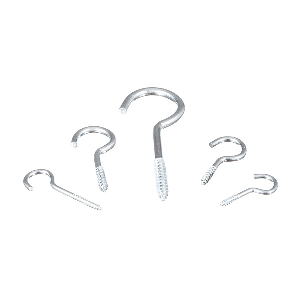 JIS ANSI Certification Black Oxide Zinc Plated 4mm 9mm 12mm Stainless Steel Heavy Duty Cup Hooks Shouldered Screw Hanging Hat