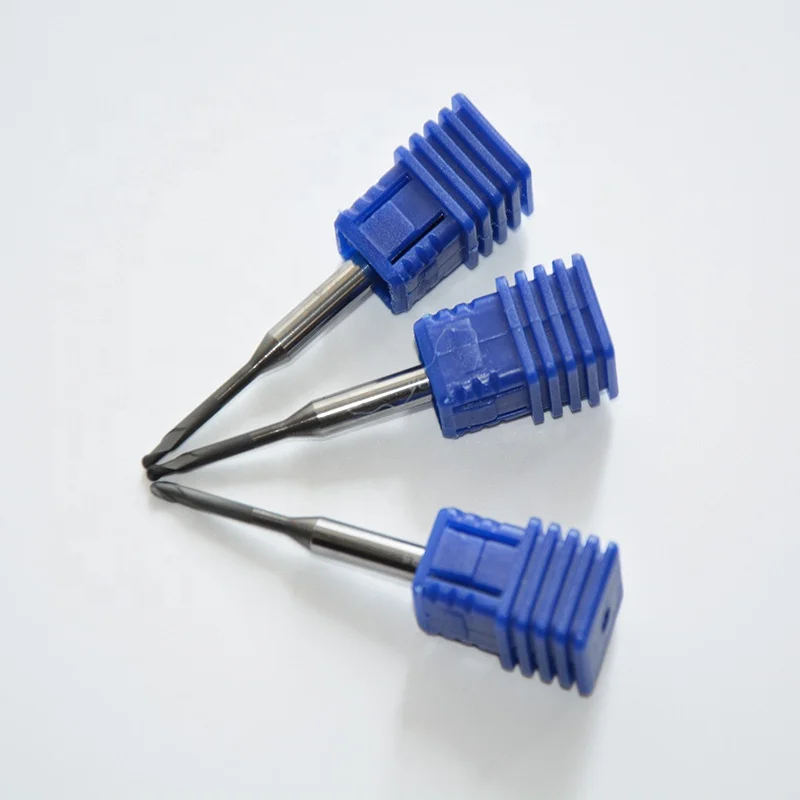 DC Coated 0.6/1.0/2.0mm Dental Zirconia Milling Burs for DWX 50 CAD CAM Milling System Diamond Coating Burs