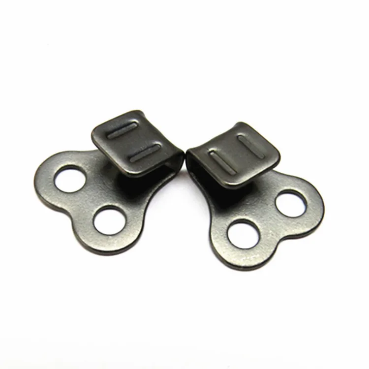 OEM обслуживание, цинковый сплав, двойные отверстия, кружевные крючки для ботинок