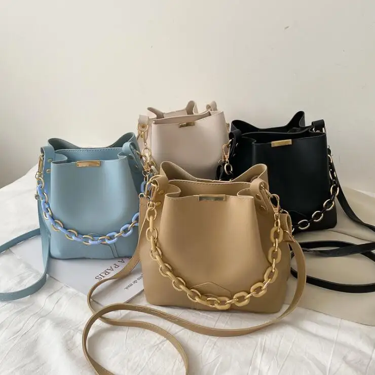 New Fashion Design Luxury Ladies Handbags Ladies Hand Bag Women Purses Leather Bucket Bag for Women