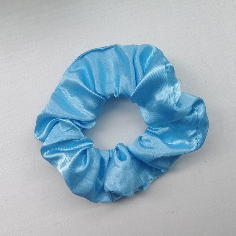 Festival Christmas Hair Accessories Women Elastic Ponytail Holder Led Lighting Satin Hair Scrunchies