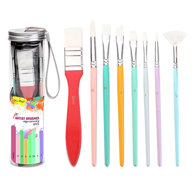 Manufacturer supplies paint brushes set student art class painting paint brushes