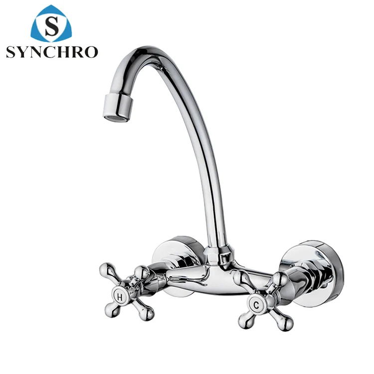Factory Direct Sales Popular double handle kitchen mixer faucet taps
