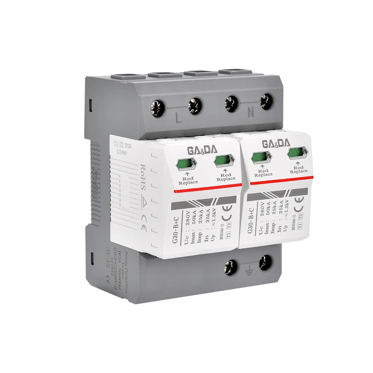 Surge Protective Device AC 385V power supply spd 40ka lightning arrester protector