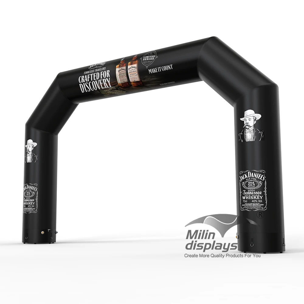 Giant Inflatable Start Finish Line Arch For Advertising Equipment Inflatable Race Arch