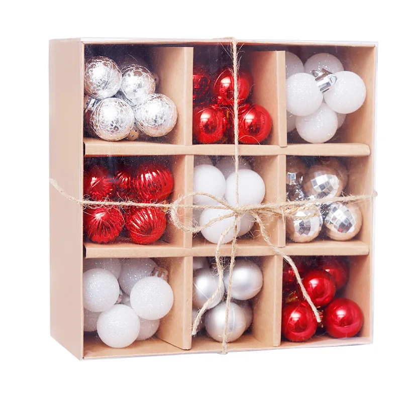 99Pcs/Set Balls Christmas Balls Lights Tree Christmas Ornament Decorations