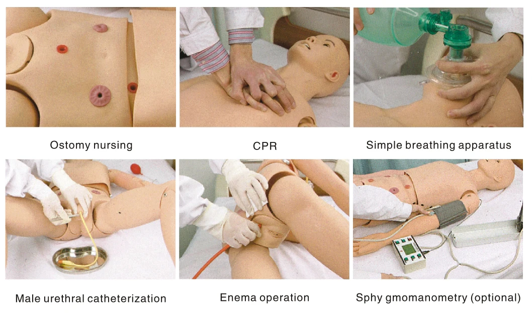 H-3000 медицинский Многофункциональный сердечно-легочной реанимации манекен дополнительно полная-боди для взрослых ухода