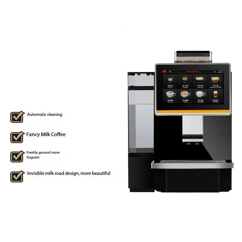 Automatic Espresso Coffee Machine 220V Professional Commercial Bean to Cup Automatic Coffee Machine