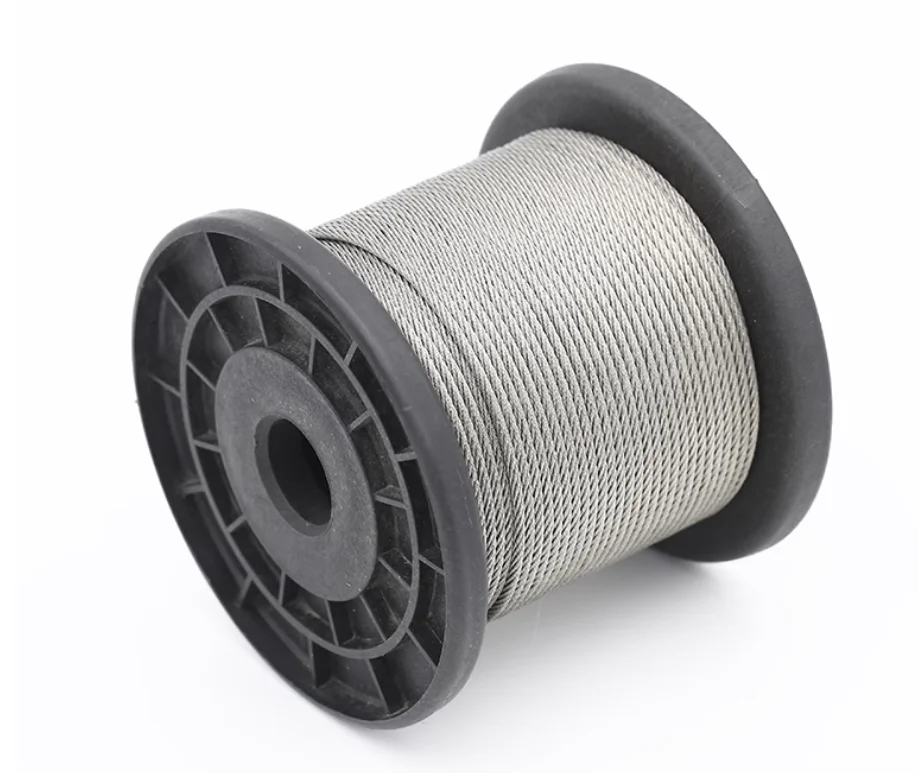 Хит продаж, Дешевый строительный подъемный трос 4,0 мм 20 мм 304 1x7 из нержавеющей стали, трос 16 мм, кабель для морских перевозок