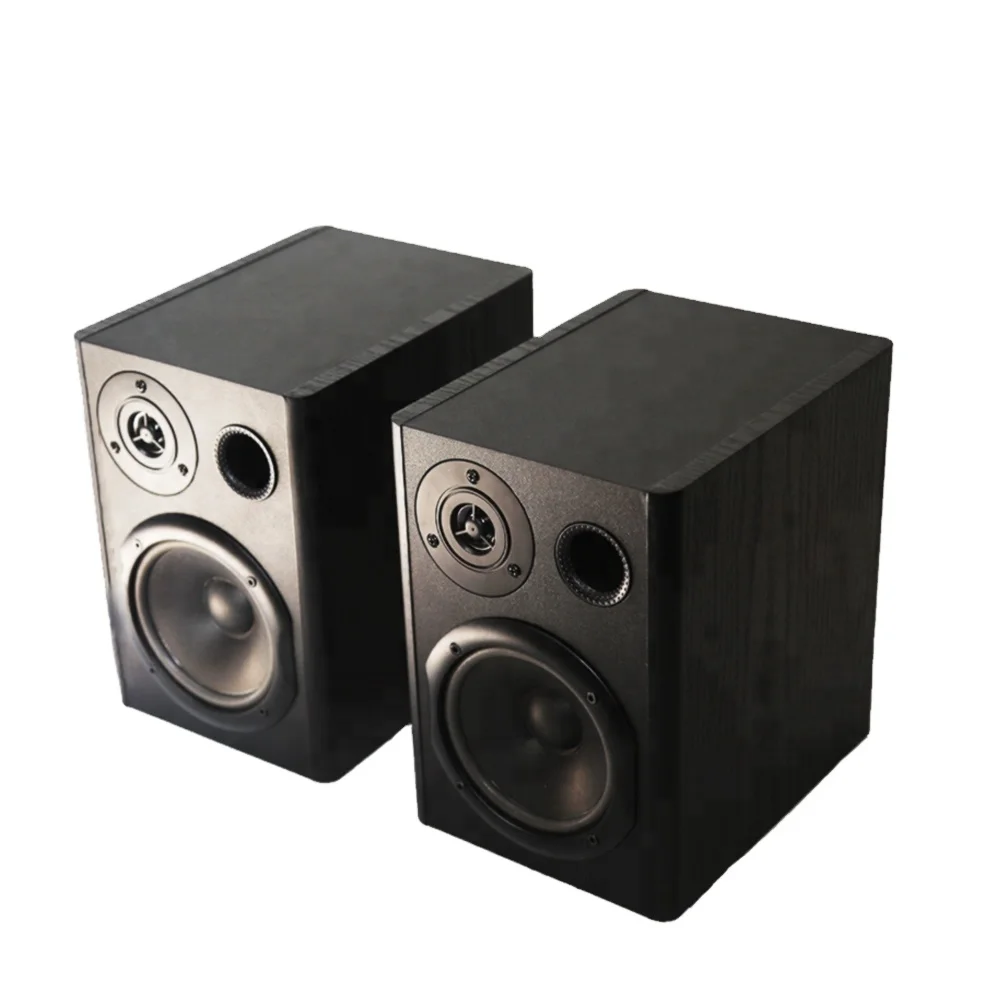 Профессиональный аудиомонитор, деревянные колонки