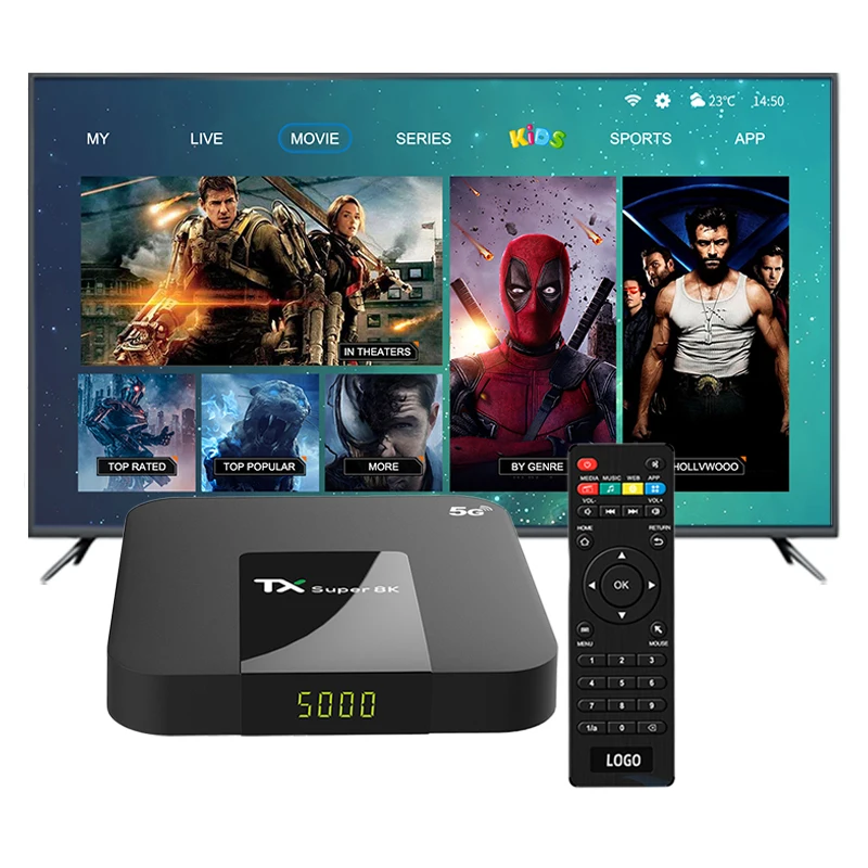 ТВ-приставка Elinksmart TX на Android 4K 5 + 16 ГБ