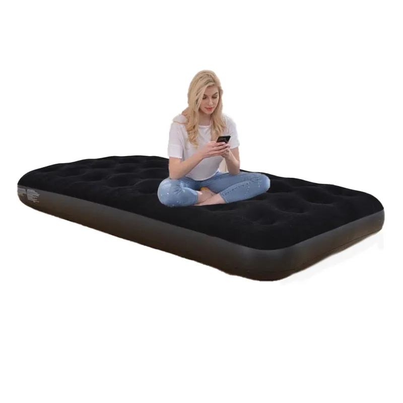 Outdoor portable moisture-proof thickening widening inflatable camping picnic tent lunch break sleeping pad