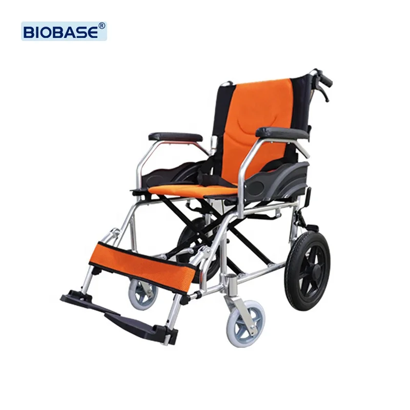 BIOBASE Folding Manual Wheelchair for the Elderly People Disabled Wheelchair